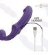 INTENSE JILL VIBRADOR DOBLE 20 CM VIOLETA CONTROL REMOTO