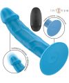 INTENSE - PHOEBE VIBRADOR REALÃSTICO 10 VIBRACIONES AZUL CONTROL REMOTO