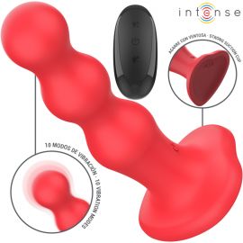 INTENSE CODY VIBRADOR CON VENTOSA ROJO CONTROL REMOTO