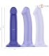 INTENSE VICTORIA VIBRADOR CON VENTOSA 10 VIBRACIONES AZUL OSCURO CONTROL REMOTO