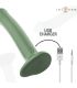 INTENSE BECCA VIBRADOR CON VENTOSA 10 VIBRACIONES VERDE CONTROL REMOTO