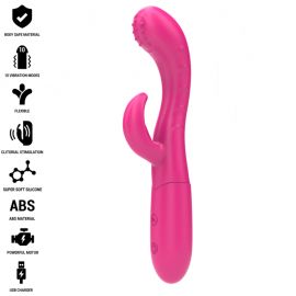 INTENSE AMARA VIBRADOR CON LENGUA ESTIMULADORA 10 VIBRACIONES ROSA