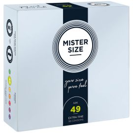 MISTER SIZE PRESERVATIVOS TALLA S 49 MM 36 UNIDADES