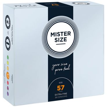 MISTER SIZE PRESERVATIVOS TALLA L 57 MM 36 UNIDADES