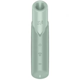 SATISFYER NAUGHTY KISS ESTIMULADOR CLaTORIS POR ONDAS VERDE AGUA