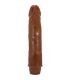 BAILE DWARF VIBRADOR REALaSTICO 21 CM MULATO