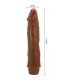 BAILE DWARF VIBRADOR REALaSTICO 21 CM MULATO