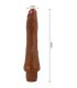 BAILE DRYAD VIBRADOR REALaSTICO 25 CM MULATO