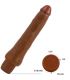 BAILE DRYAD VIBRADOR REALaSTICO 25 CM MULATO