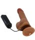 BAILE BAHAMUT VIBRADOR REALaSTICO 218 CM NATURAL CONTROL REMOTO