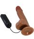 BAILE CATOBLEPAS VIBRADOR REALaSTICO 206 CM NATURAL CONTROL REMOTO