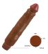 BAILE JACK VIBRADOR REALaSTICO 26 CM MULATO